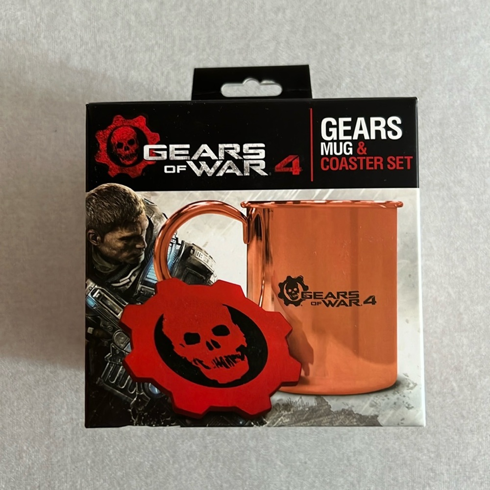 Gears of War 4 Mug and Coaster Set NWT